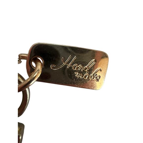 PURSE BAG BACKPACK HAND BAG CHARM DAISY FLOWER PEARL GOLD HARDWARE HAND MADE - Picture 3 of 5